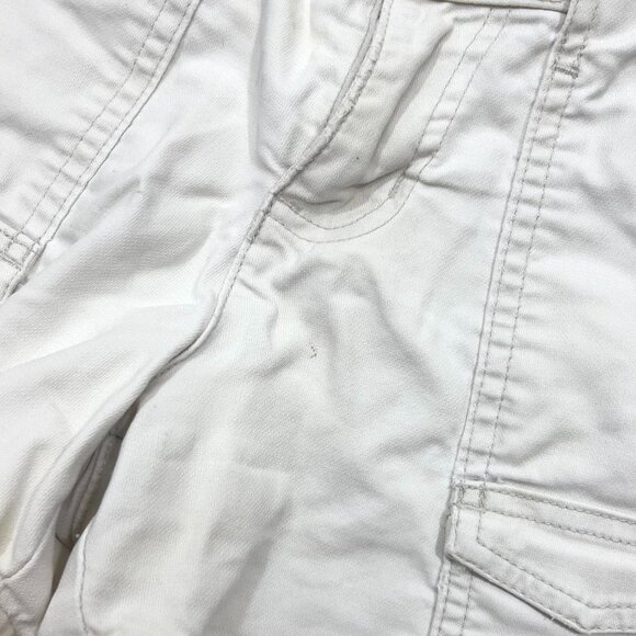 Vintage Y2K No Boundaries Ivory‎ Cargo Shorts Streetwear Size 3 - Picture 5 of 7